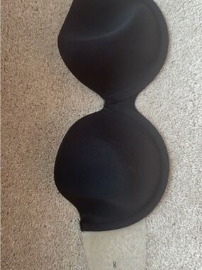 Strapless Black Molded Cup Bra